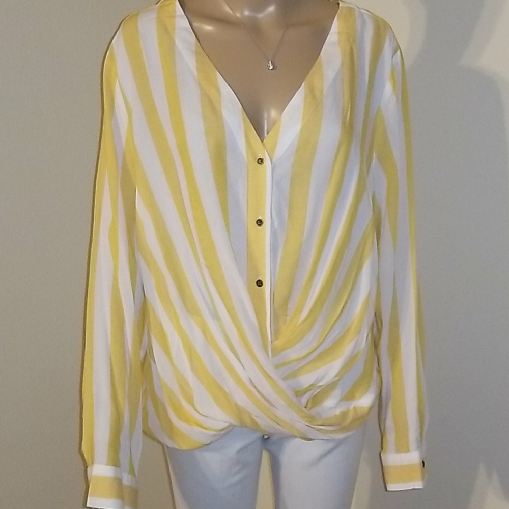 A.N.A. Striped Knit Top